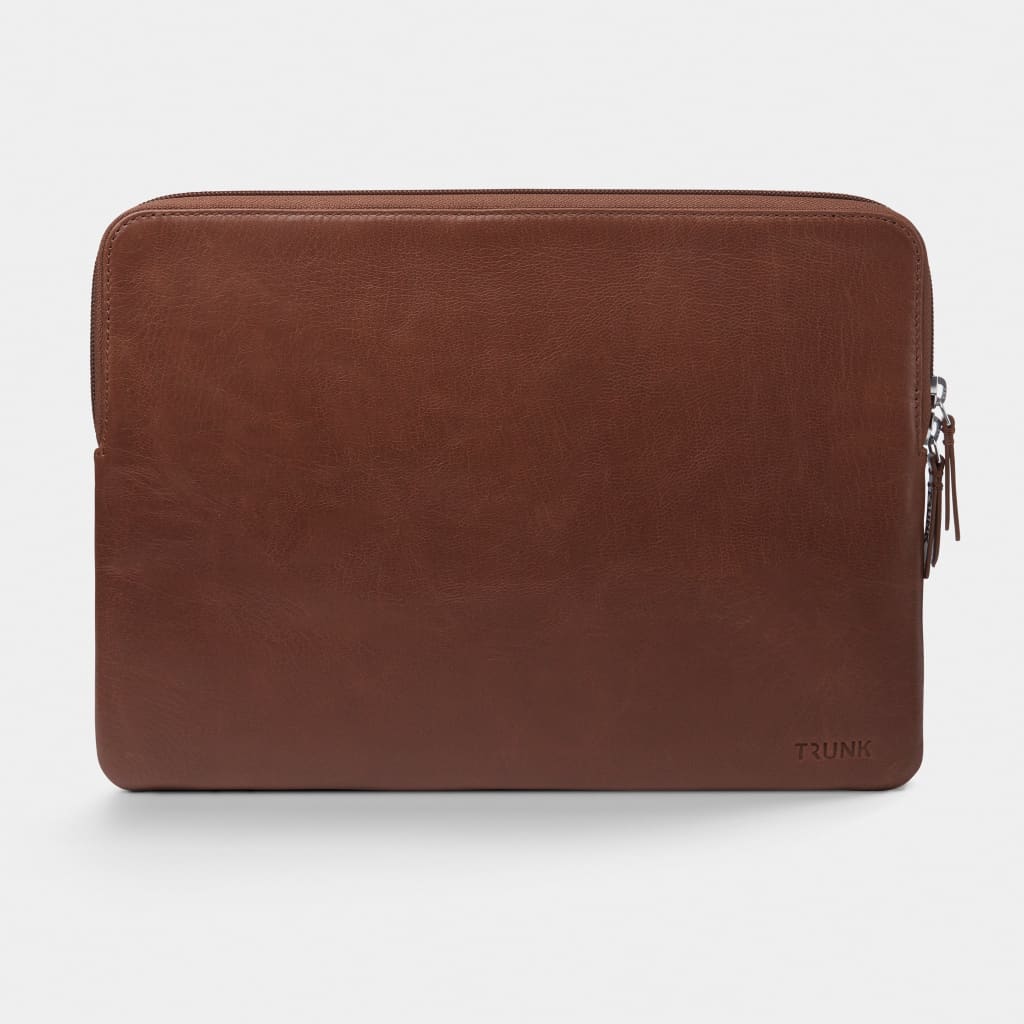 Brown Leather MacBook Sleeve | Buy TRUNK: Official Store