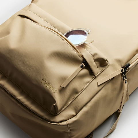Biscotti Beige Water Resistant Backpack