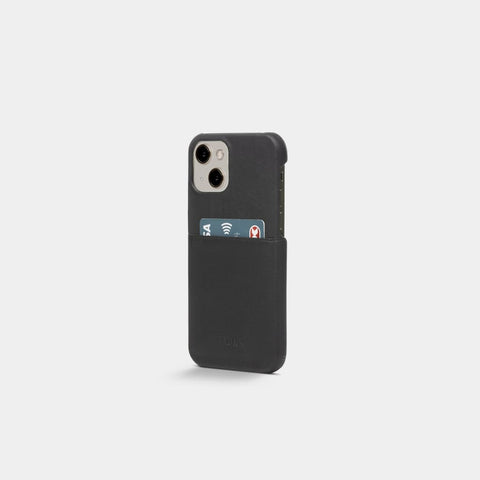 Black Leather iPhone Cover