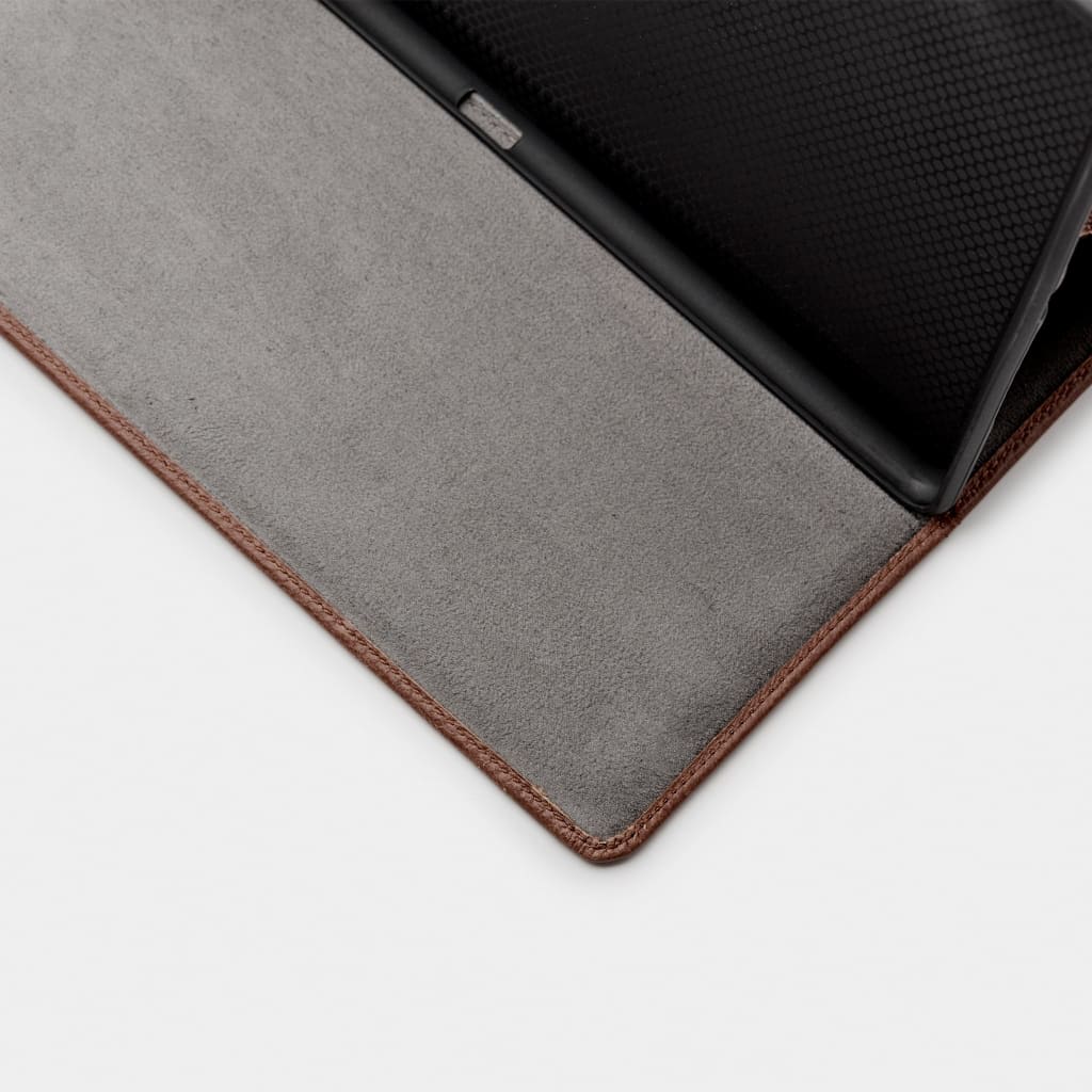 Brown Leather iPad Cover