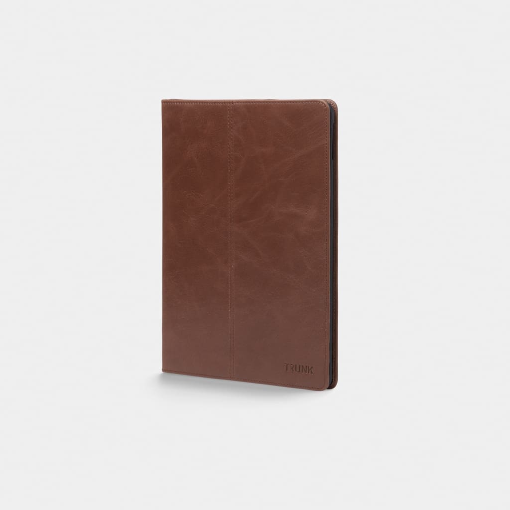 Brown Leather iPad Cover - Neoprene Sleeve