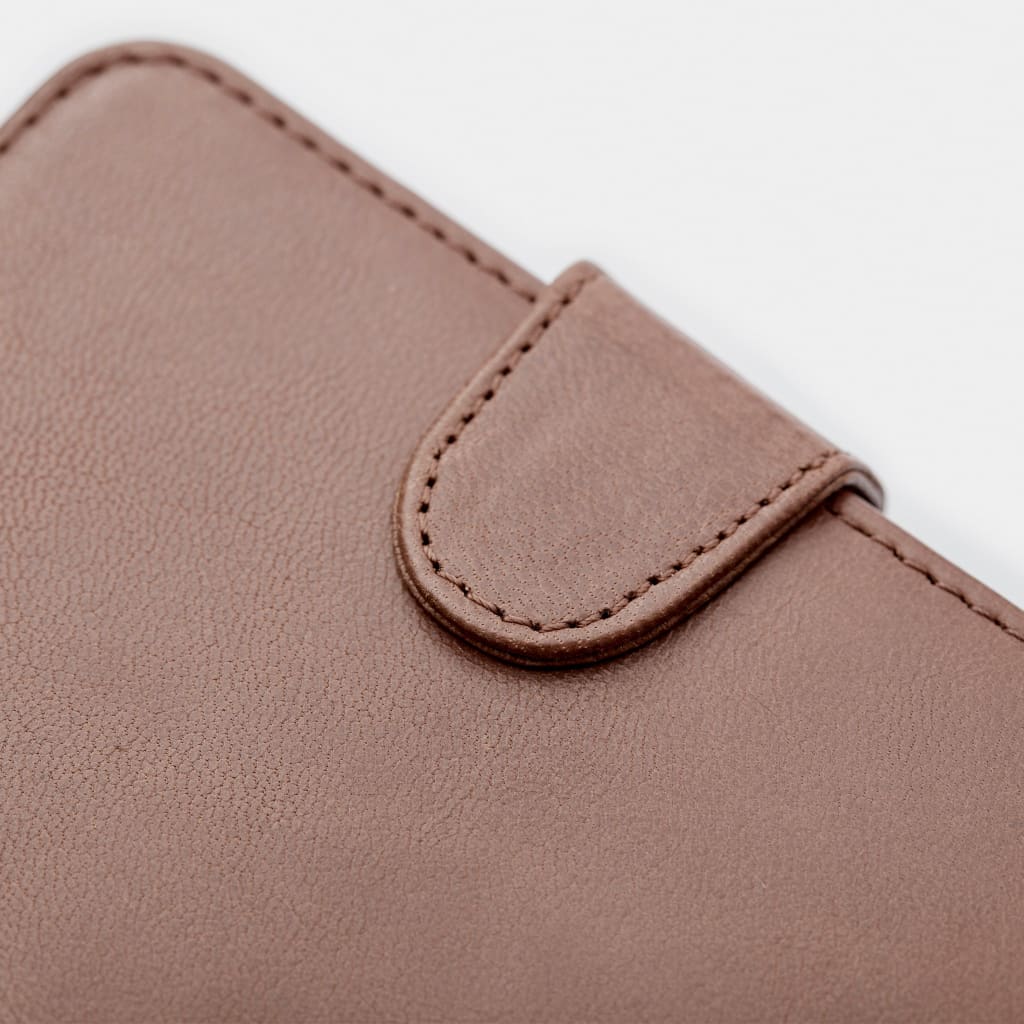 Brown Leather iPhone Wallet Case
