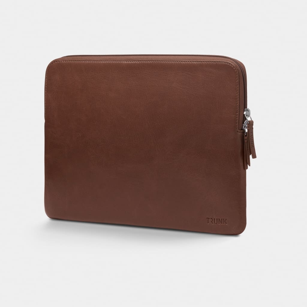 Brown Leather - Leather Sleeve