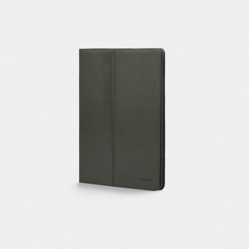 Green Leather iPad Cover - Neoprene Sleeve