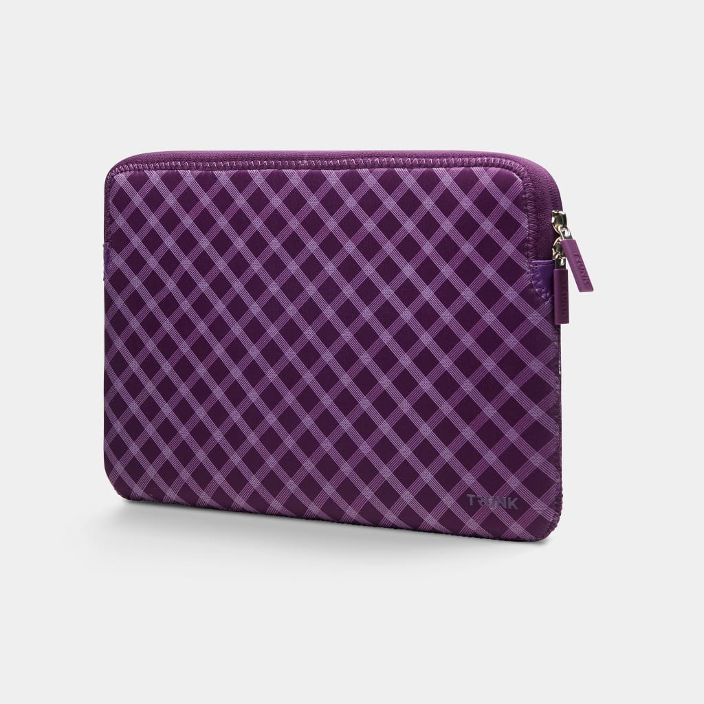 Purple Tartan - Neoprene Sleeve
