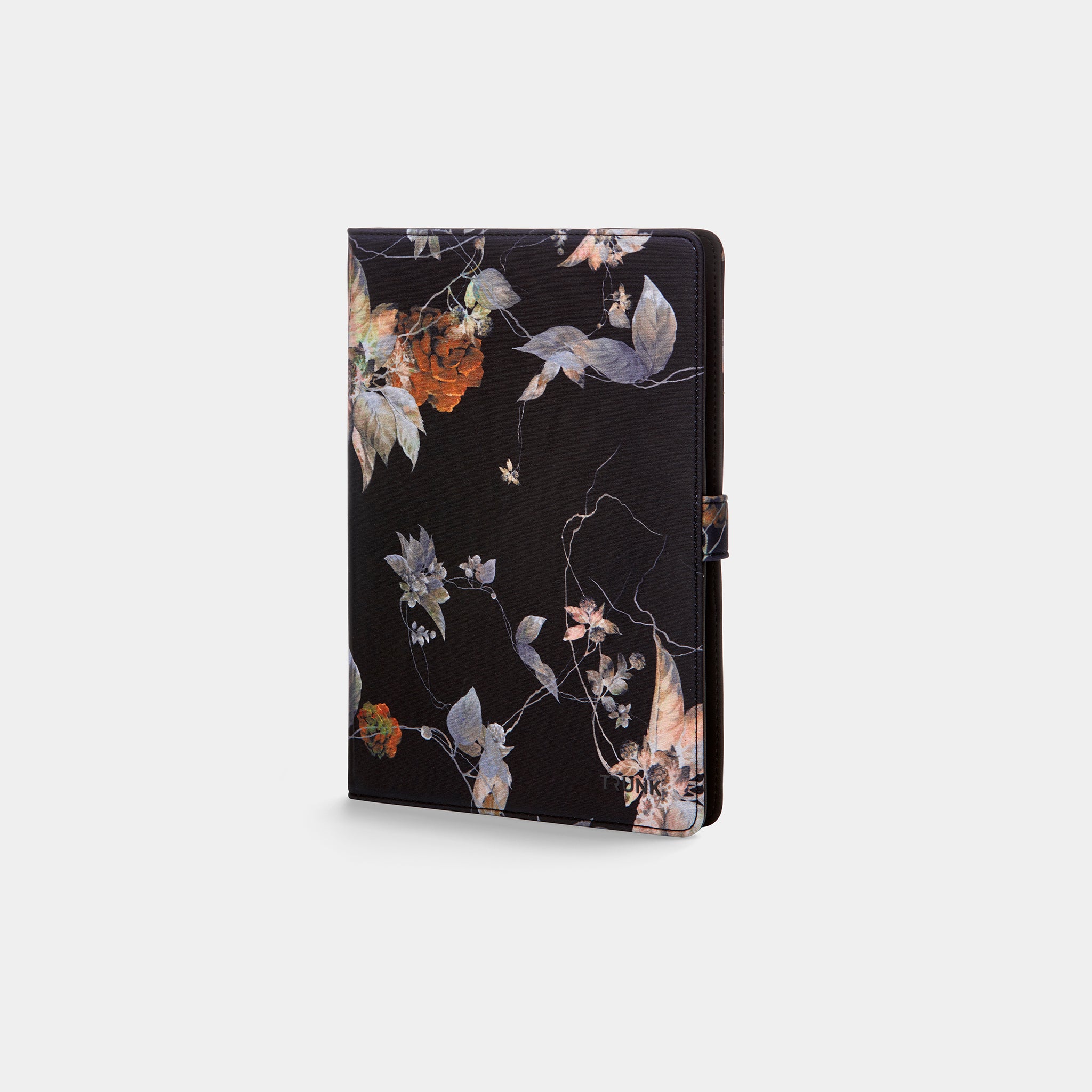 Black Flower Universal Tablet - One size - Neoprene Sleeve